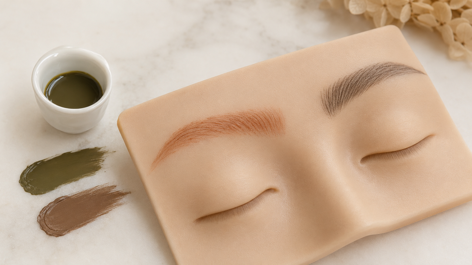 Comment corriger d’anciens sourcils devenus rouges ou cuivrés ?