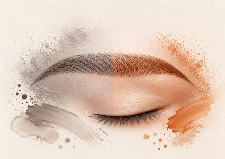 Translation missing: fr.Pourquoi un pigment de sourcils vire au gris, au rouge ou à l’orange ?