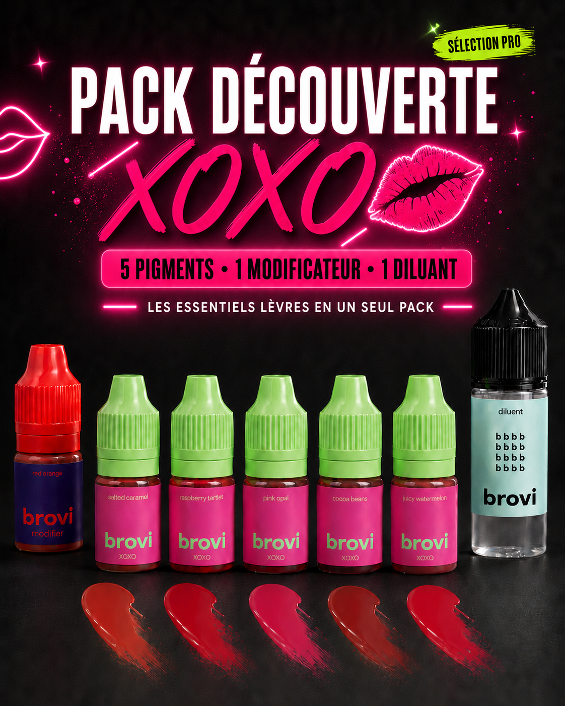 Translation missing: fr.Pack Découverte Lèvres XOXO – BROVI