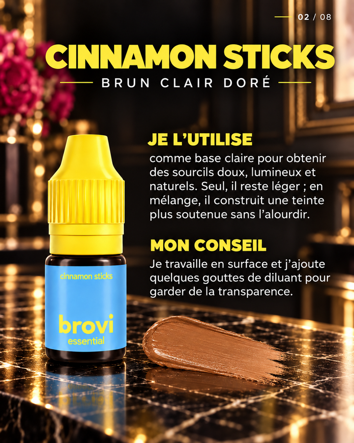 Pack Les Essentiels Sourcils – Brovi Essential avec TiO₂ | 5 × 5 ml