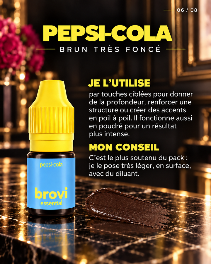 Pack Les Essentiels Sourcils – Brovi Essential avec TiO₂ | 5 × 5 ml